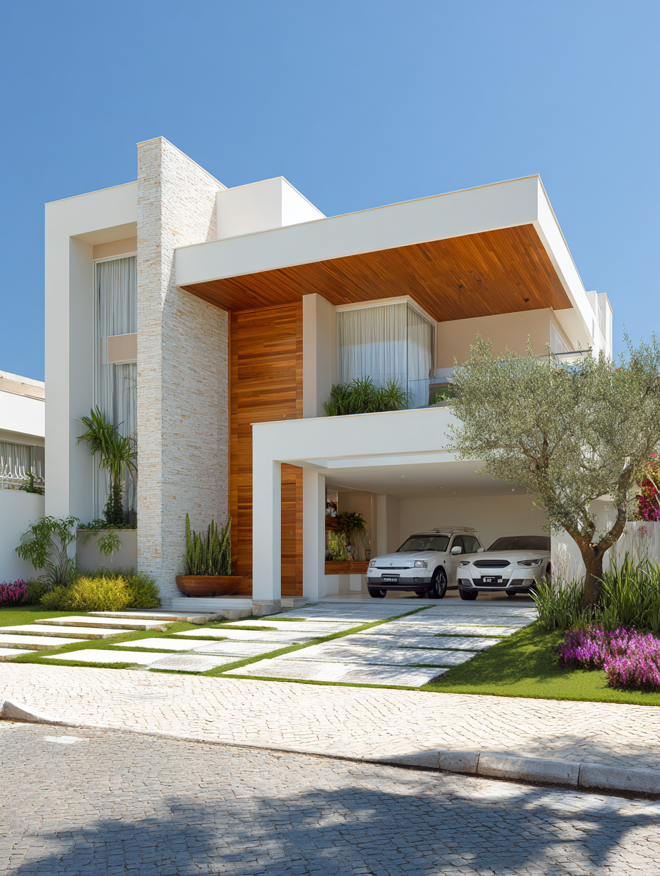 Fachada contemporânea